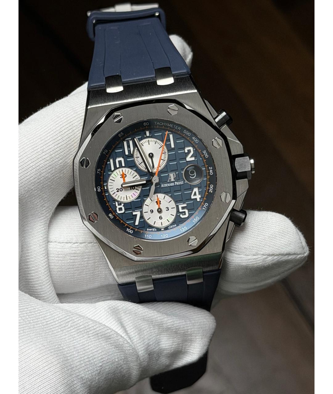 Audemars Piguet Темно-синие часы, фото 2