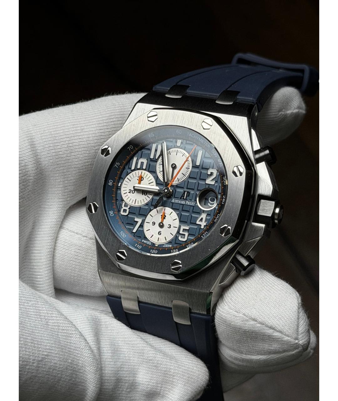 Audemars Piguet Темно-синие часы, фото 4