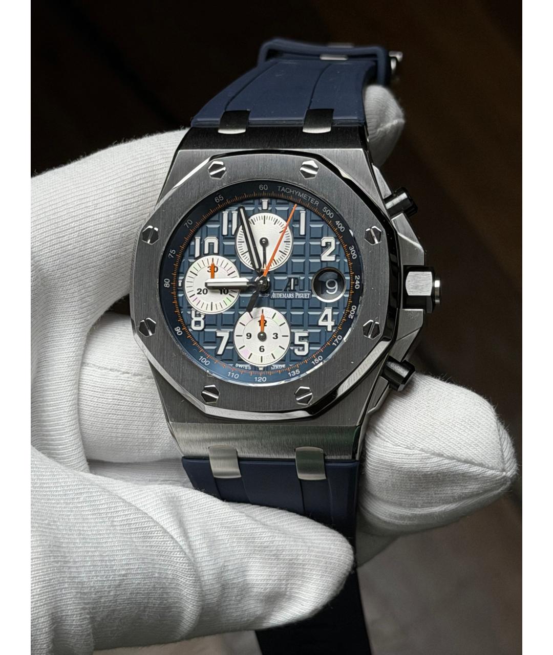 Audemars Piguet Темно-синие часы, фото 3