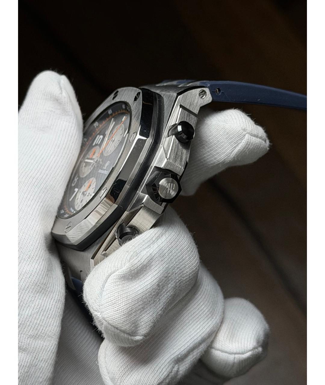 Audemars Piguet Темно-синие часы, фото 5