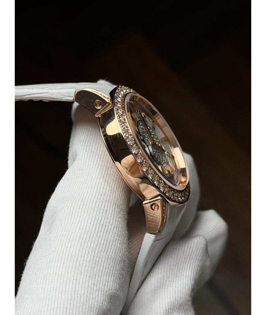 Harry Winston Белые часы из розового золота, фото 5
