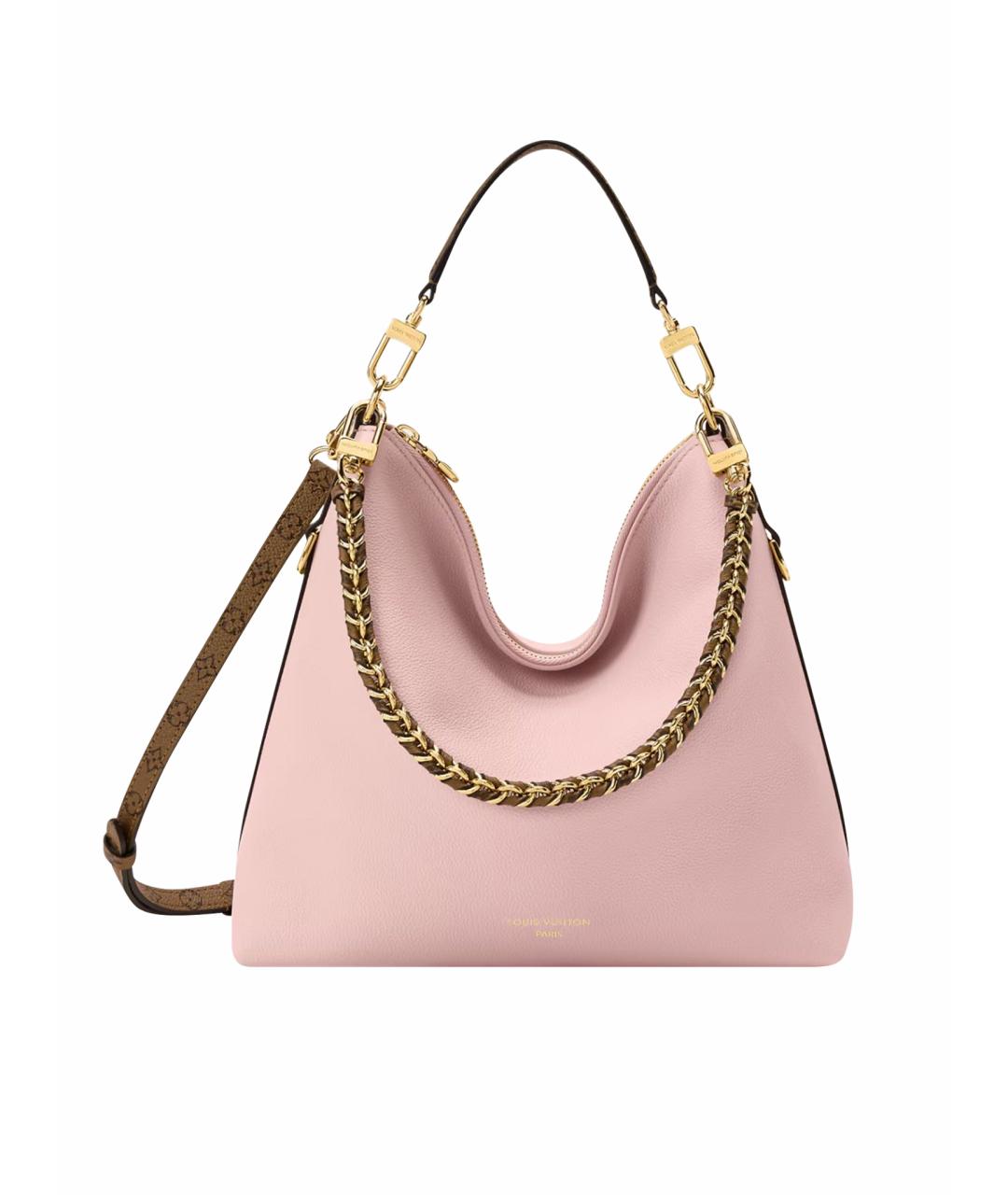 LOUIS VUITTON Розовая кожаная сумка тоут, фото 1