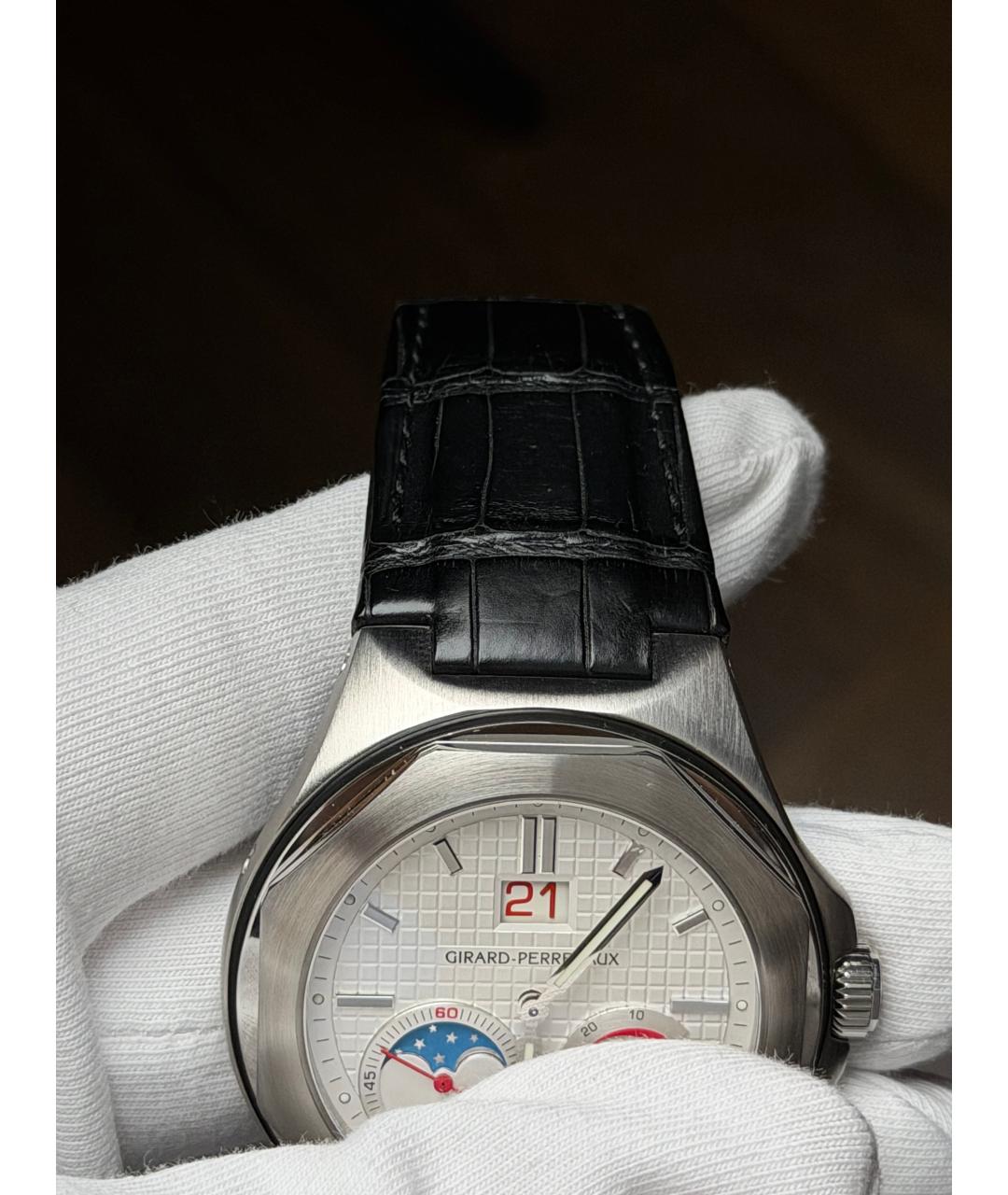 GIRARD PERREGAUX Серебряные часы, фото 7