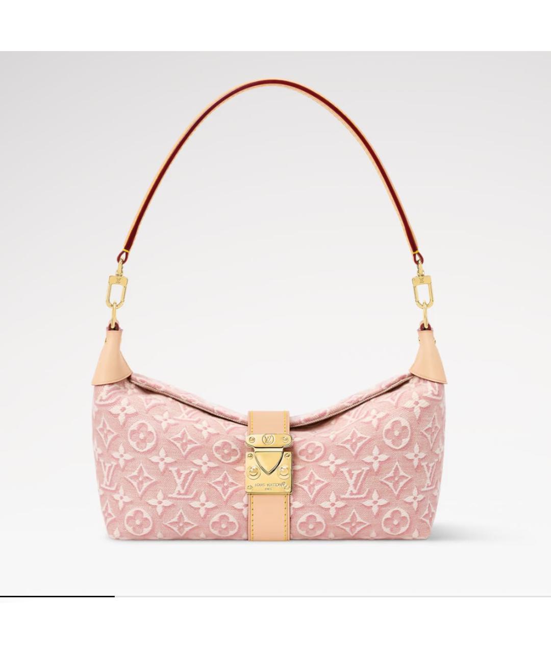 LOUIS VUITTON Розовая сумка тоут, фото 4