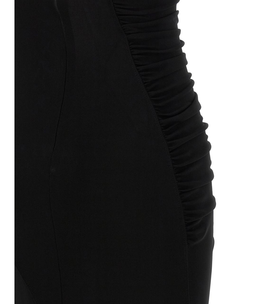 VICTORIA BECKHAM Черное вискозное платье, фото 4