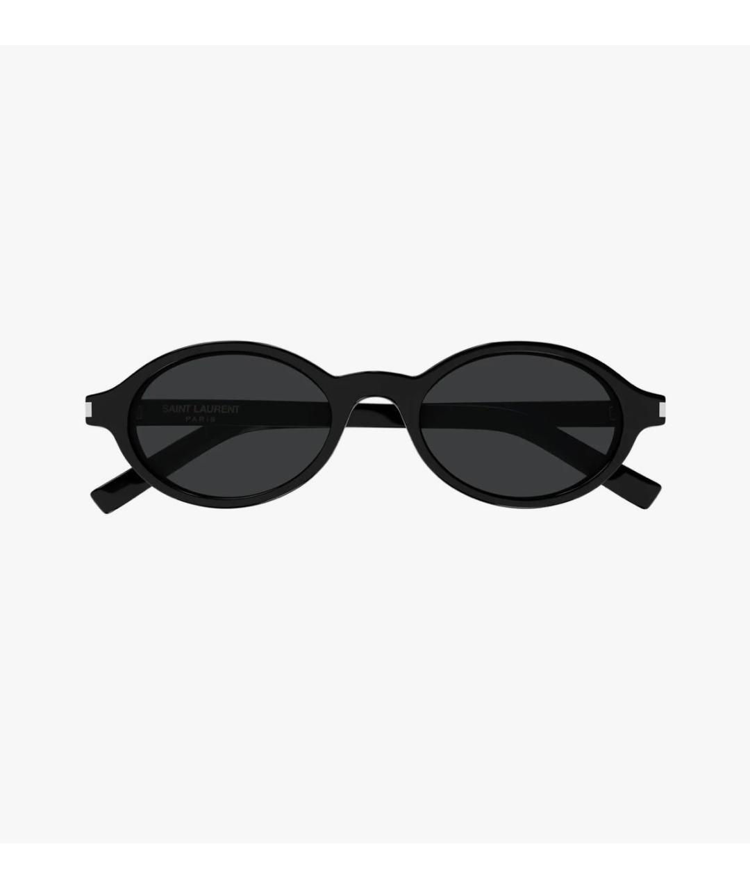 SAINT LAURENT Черные пластиковые солнцезащитные очки, фото 2