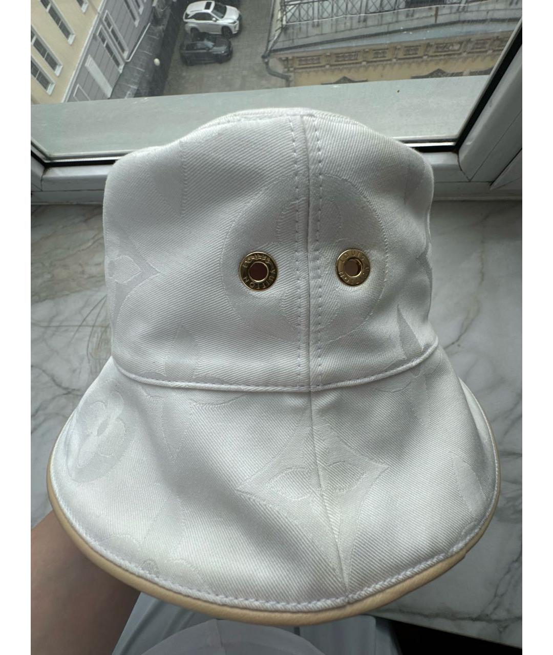 LOUIS VUITTON Белая панама, фото 4