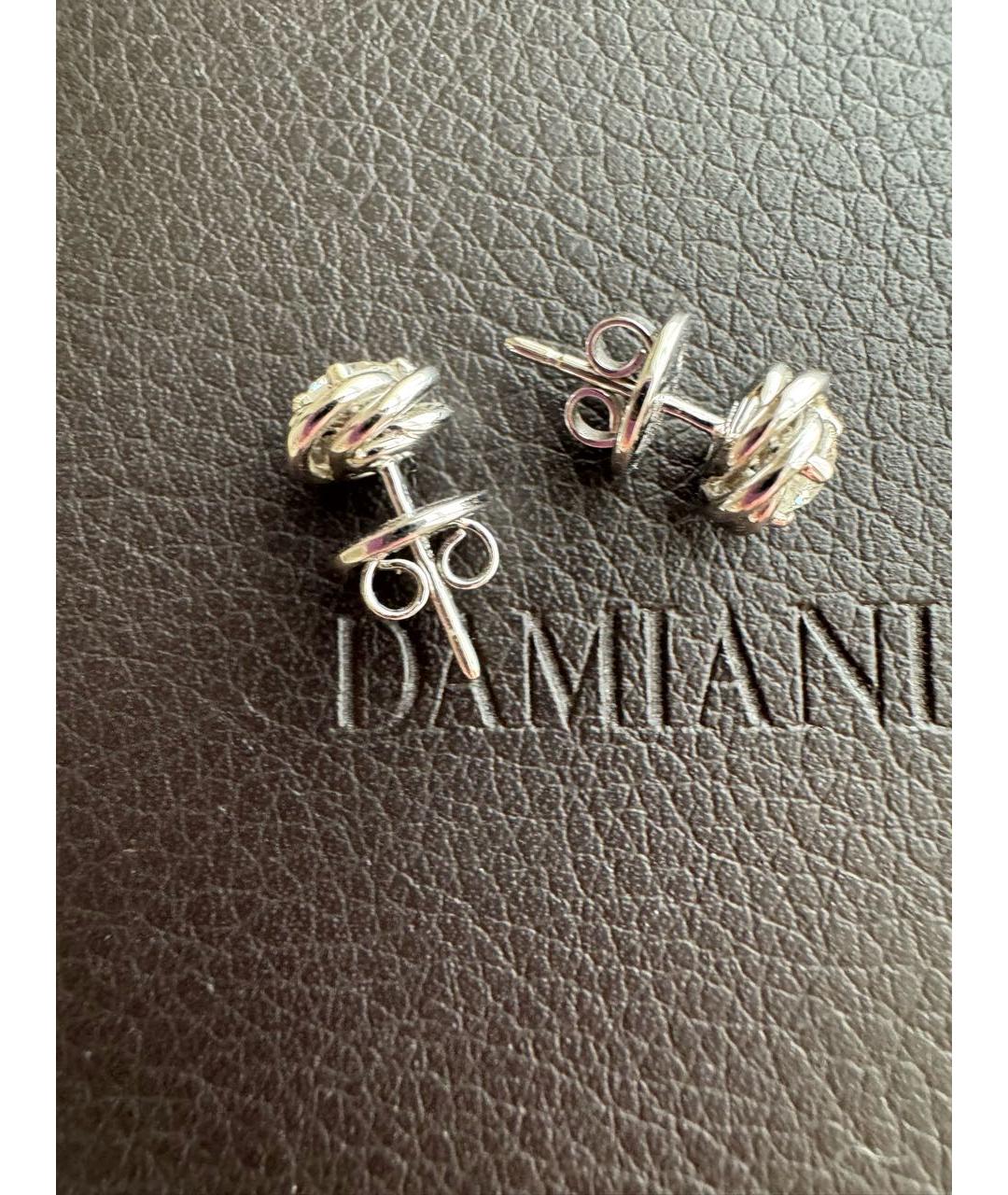 DAMIANI Белые серьги из белого золота, фото 4