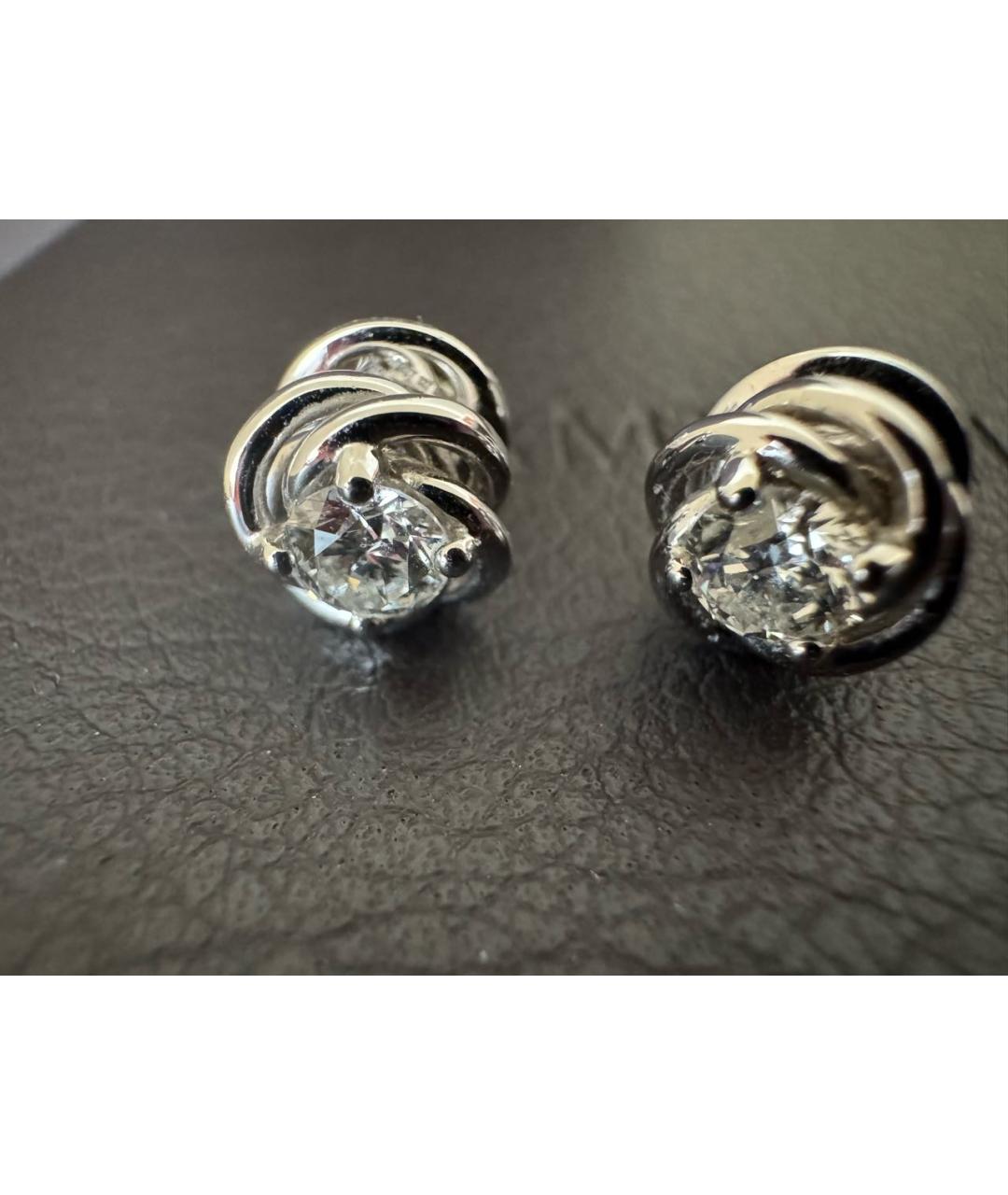 DAMIANI Белые серьги из белого золота, фото 2