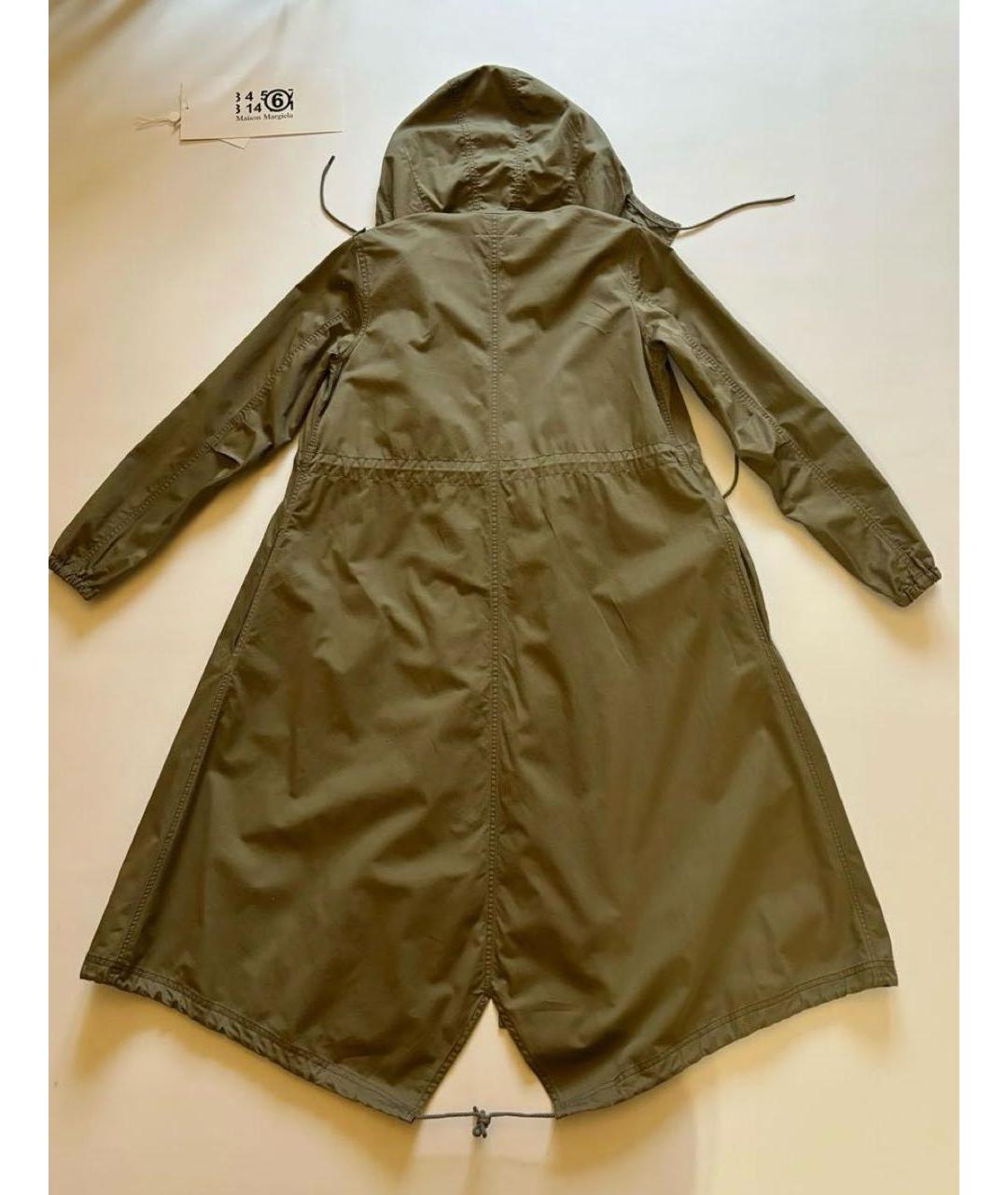 MM6 MAISON MARGIELA Хаки хлопковая парка, фото 2