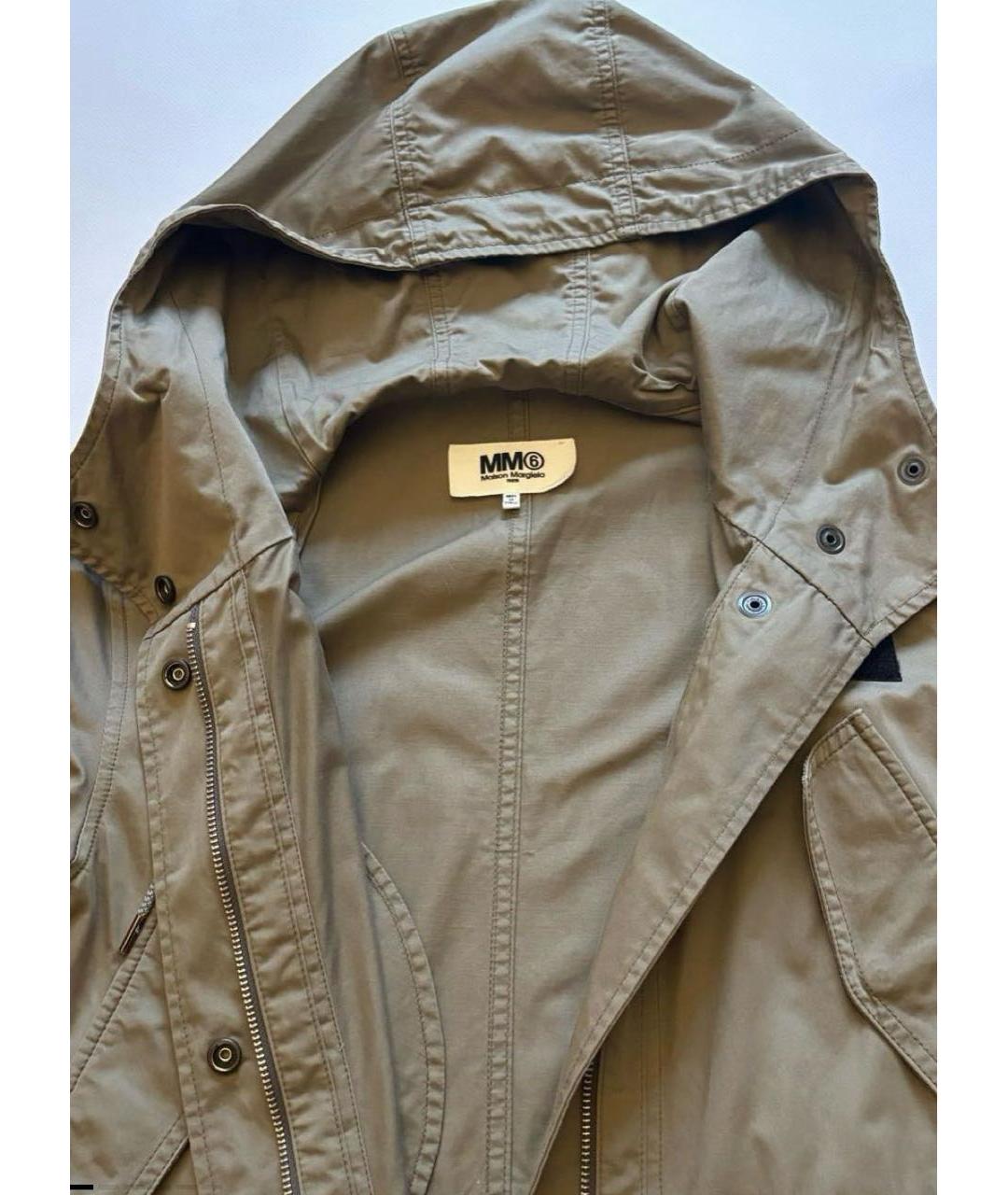 MM6 MAISON MARGIELA Хаки хлопковая парка, фото 3