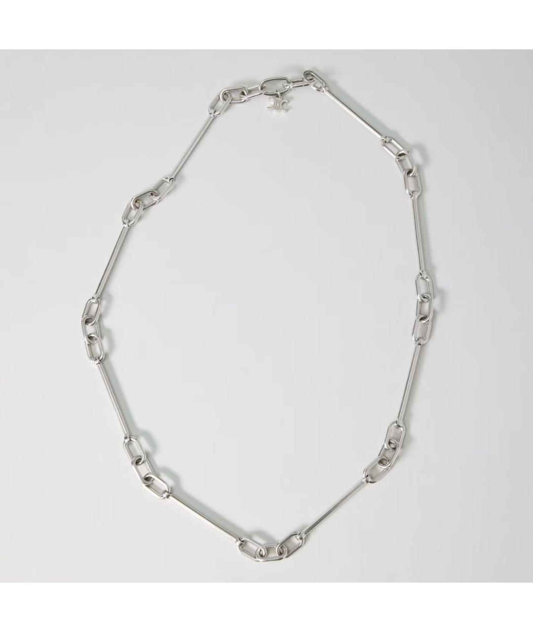 CELINE Серебряное колье, фото 4