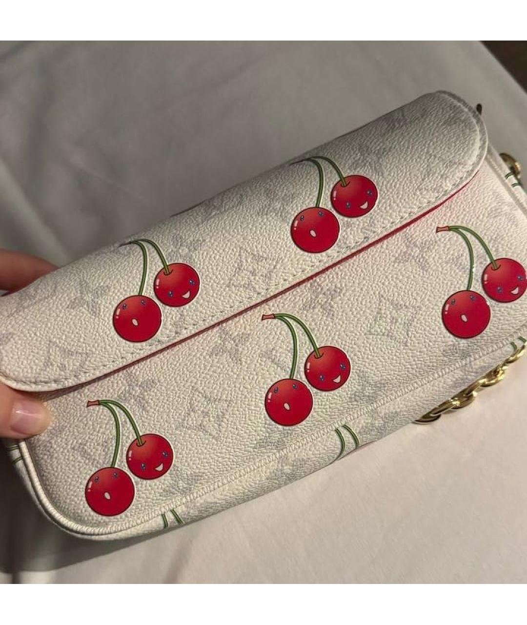 LOUIS VUITTON Белая сумка через плечо, фото 2