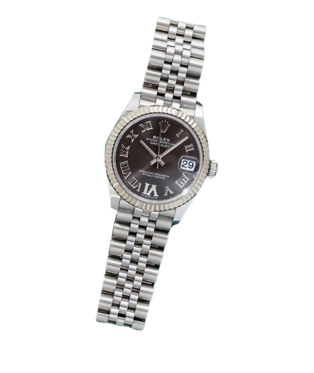 ROLEX Серебряные часы из белого золота, фото 1