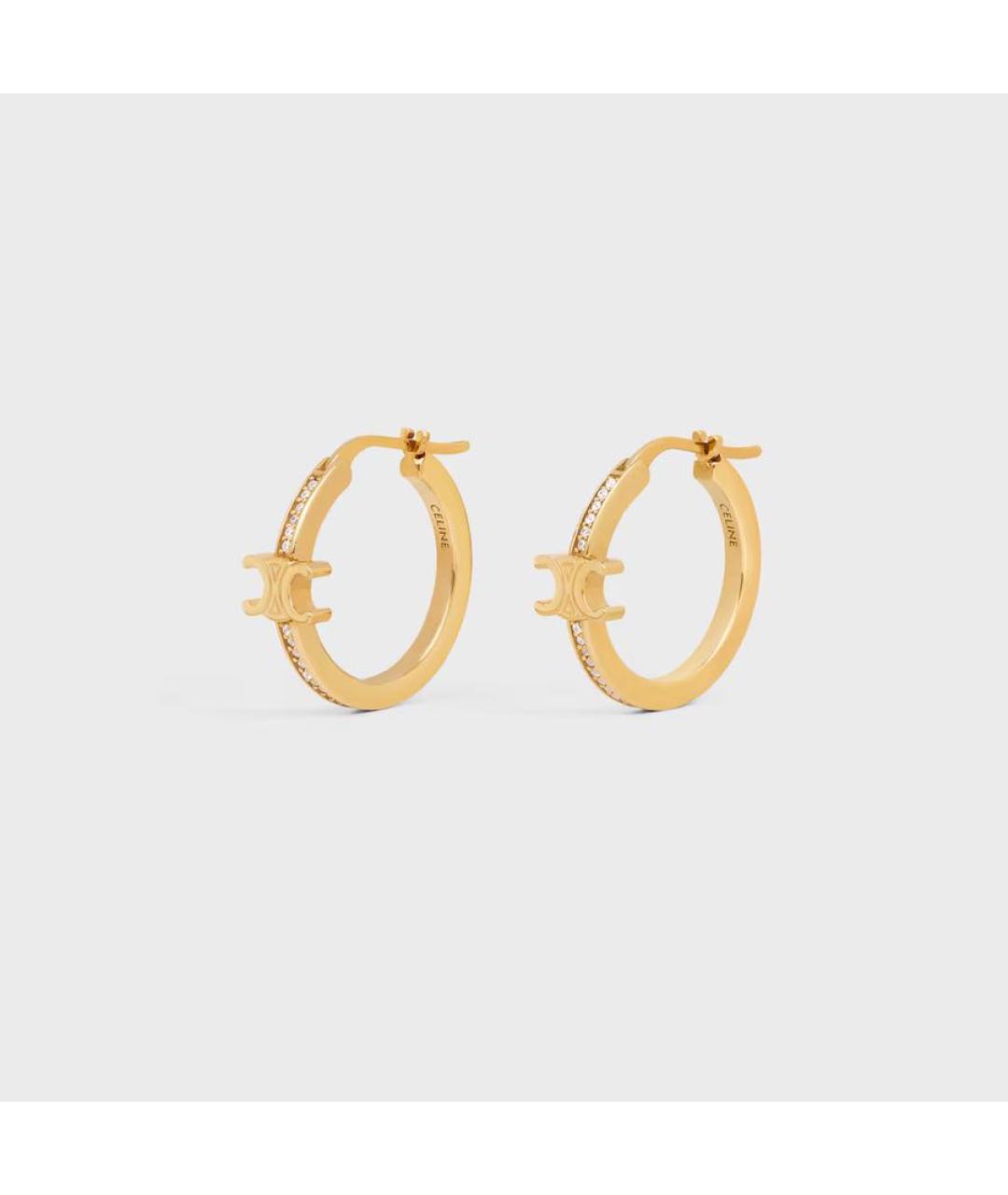 CELINE Золотые серьги, фото 4