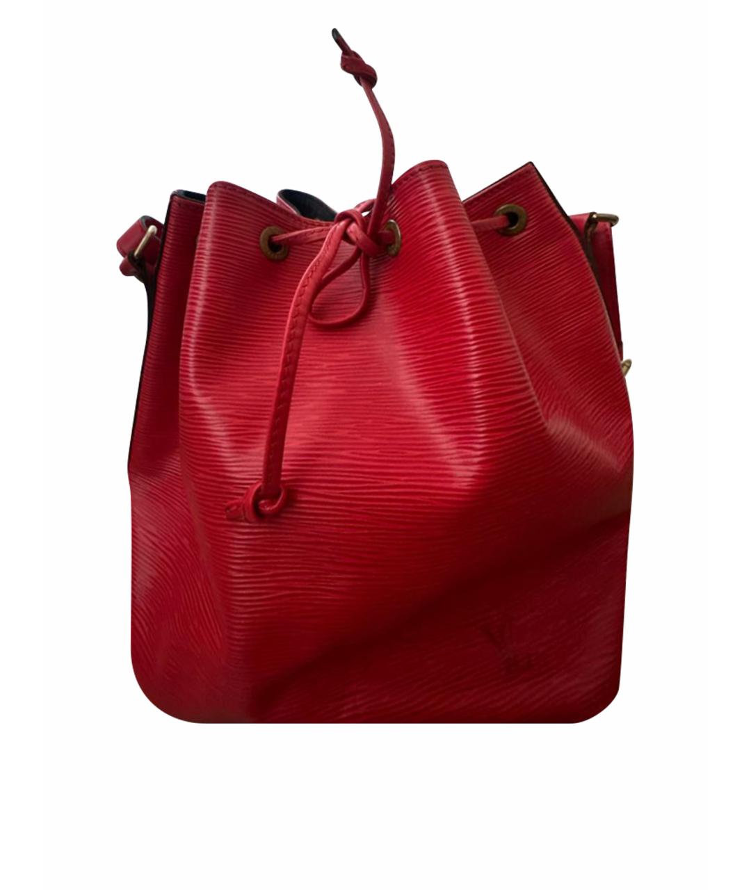 LOUIS VUITTON Красная сумка с короткими ручками, фото 1
