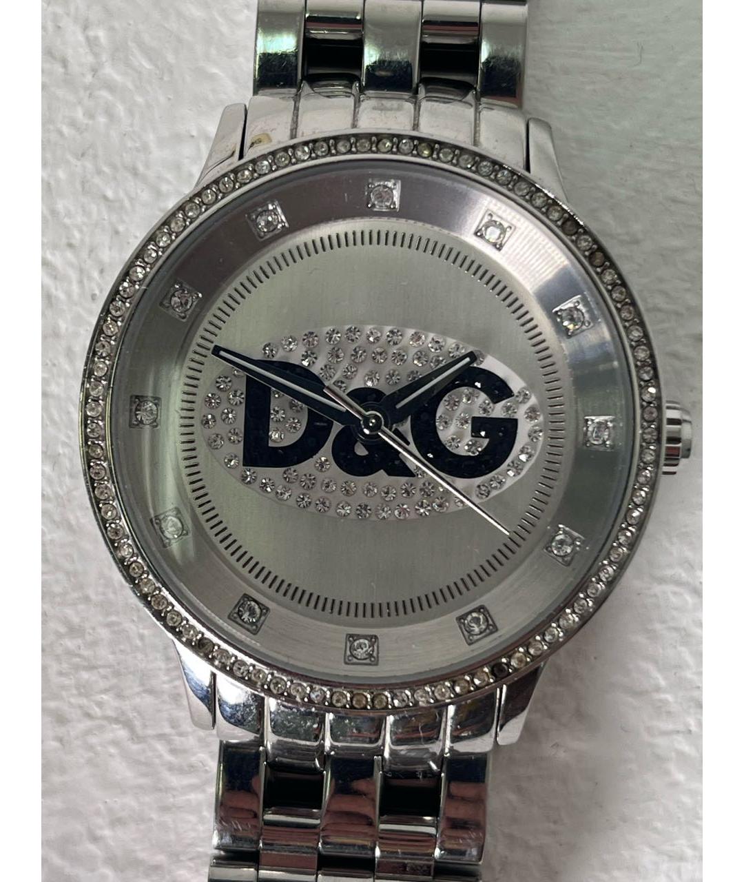 DOLCE&GABBANA Серебряные стальные часы, фото 2