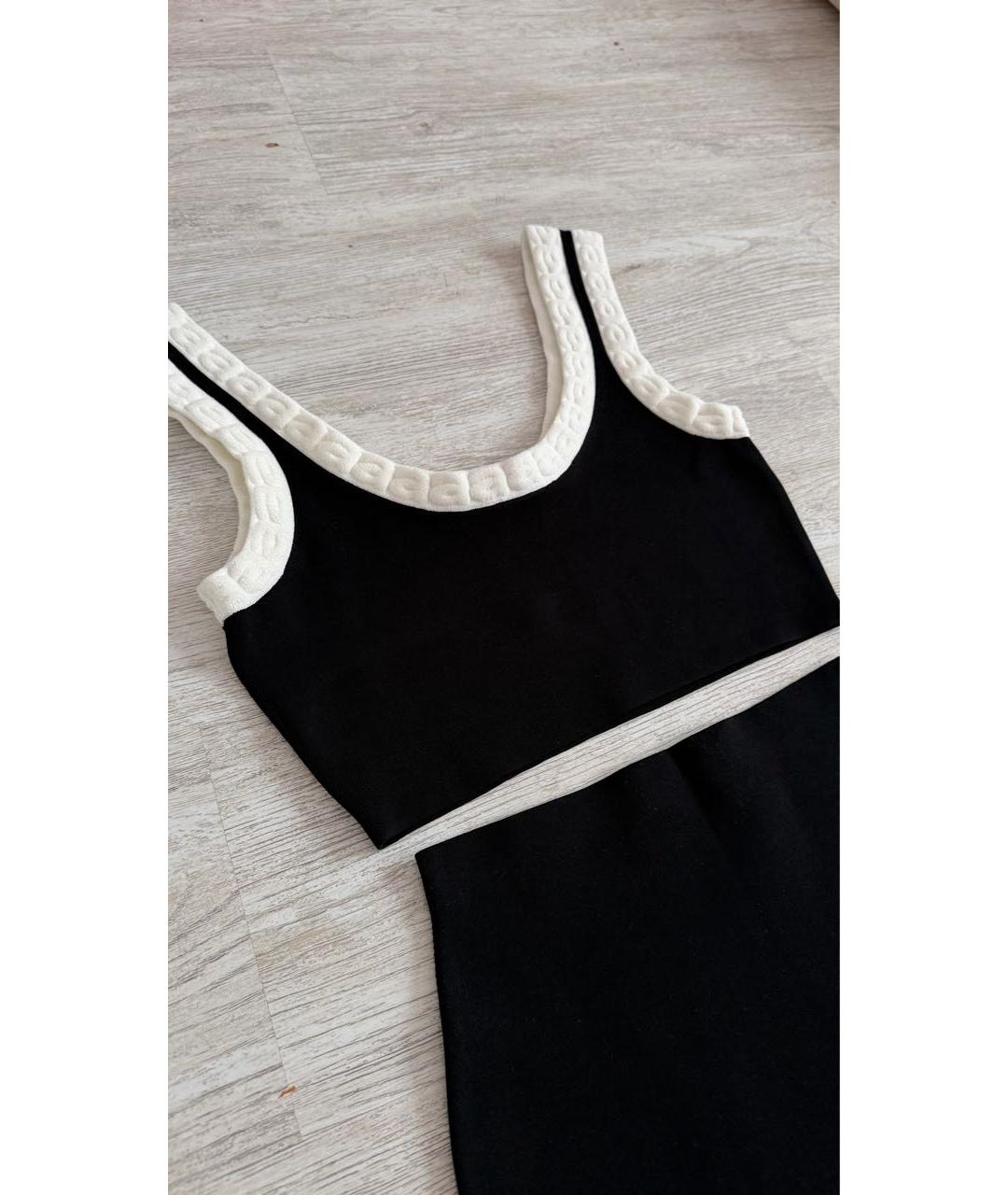 ALEXANDER WANG Черный вискозный костюм с юбками, фото 2