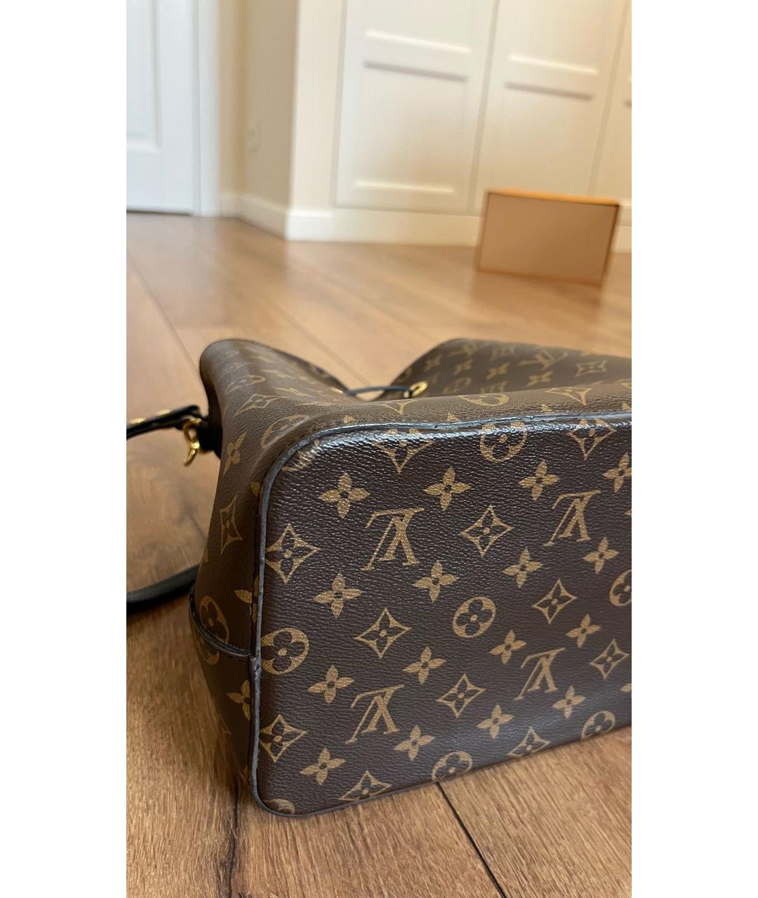 LOUIS VUITTON Коричневая сумка тоут, фото 6
