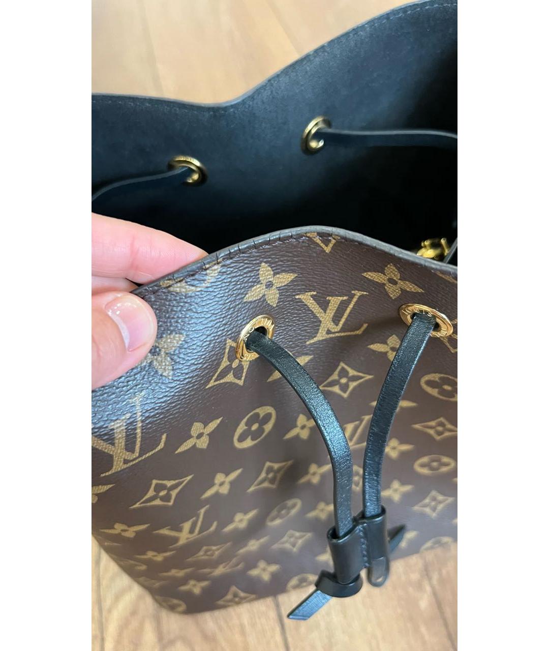 LOUIS VUITTON Коричневая сумка тоут, фото 8