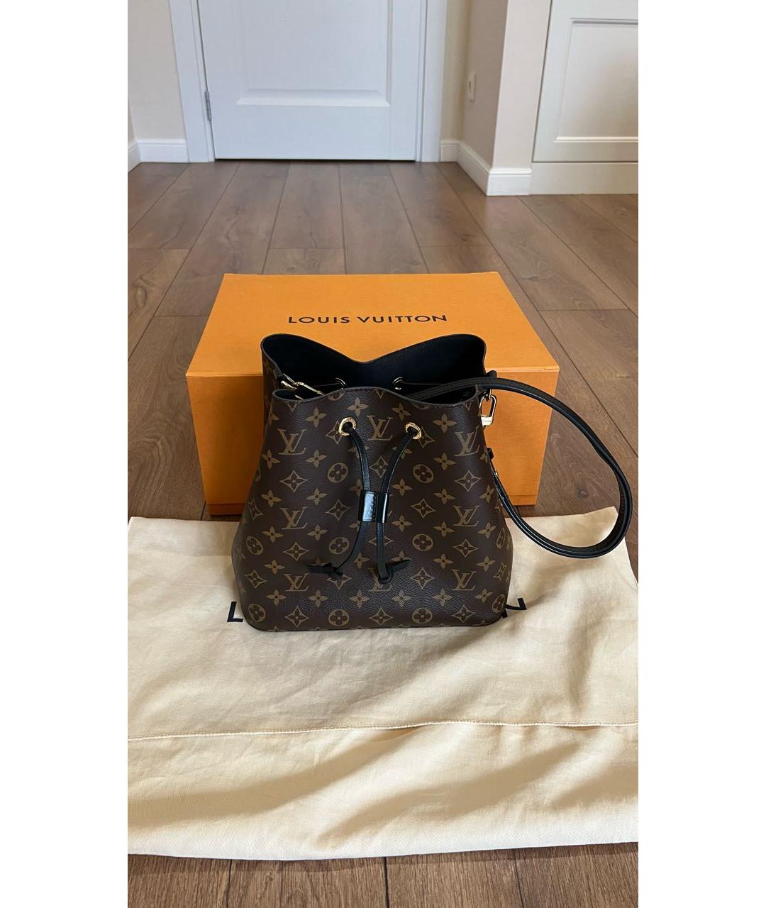 LOUIS VUITTON Коричневая сумка тоут, фото 2