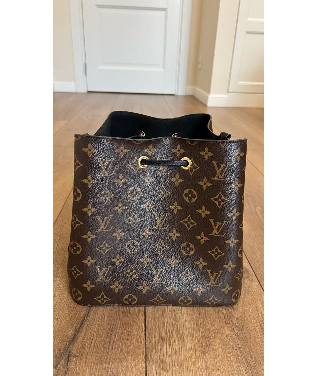 LOUIS VUITTON Коричневая сумка тоут, фото 3