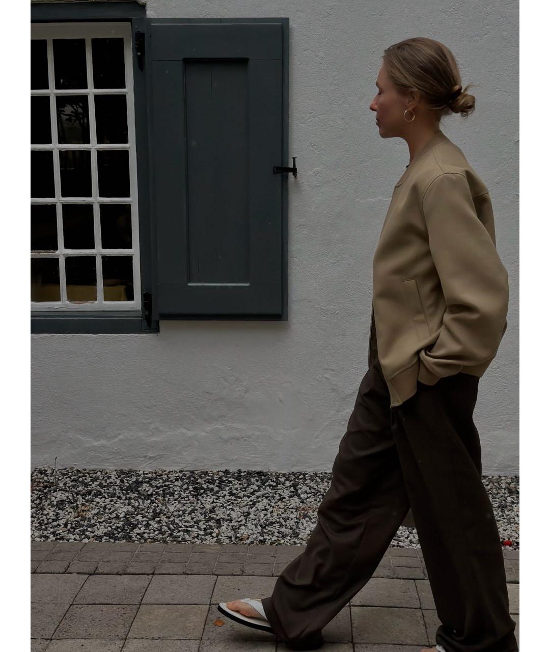 JIL SANDER Белые кожаные шлепанцы, фото 8