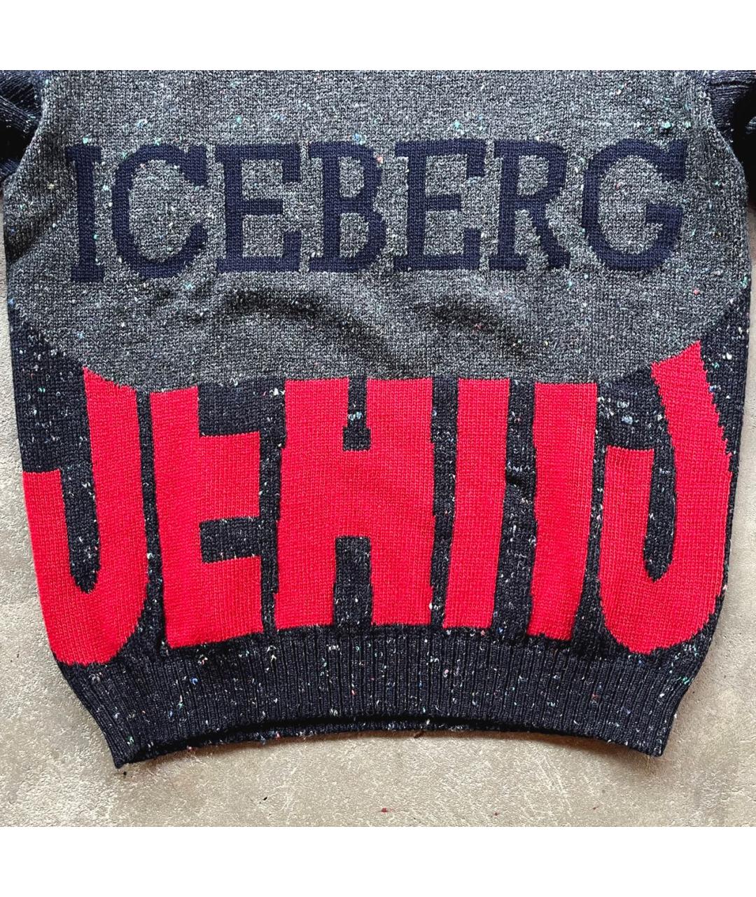 ICEBERG Мульти шерстяной джемпер / свитер, фото 5