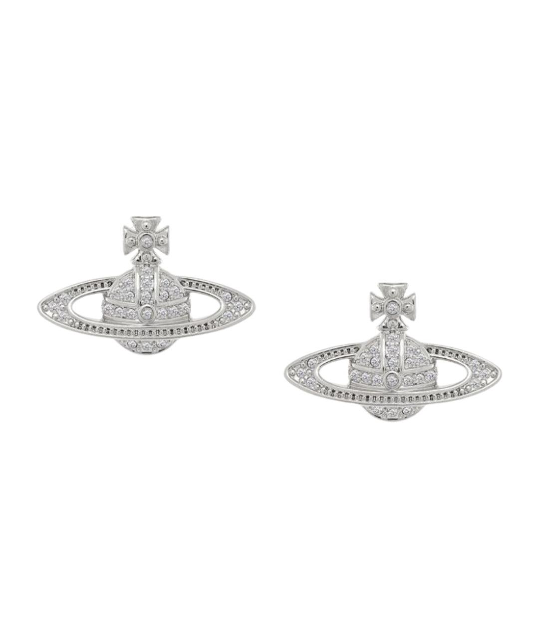 VIVIENNE WESTWOOD Серебряные латунные серьги, фото 1