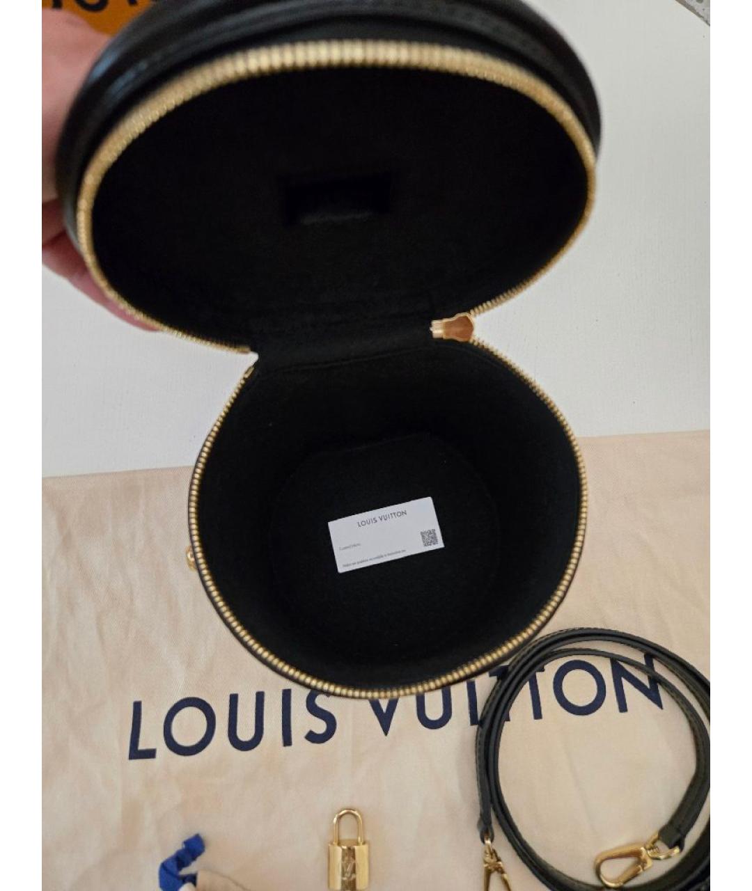 LOUIS VUITTON Коричневая кожаная сумка с короткими ручками, фото 3