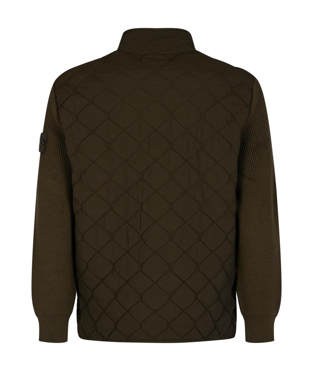 STONE ISLAND Хаки полиэстеровая куртка, фото 2