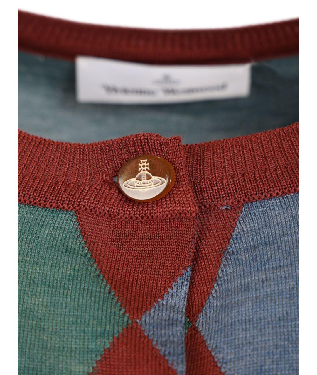 VIVIENNE WESTWOOD Мульти шерстяной кардиган, фото 5