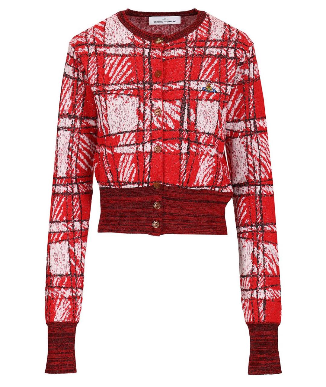 VIVIENNE WESTWOOD Красный шерстяной кардиган, фото 1