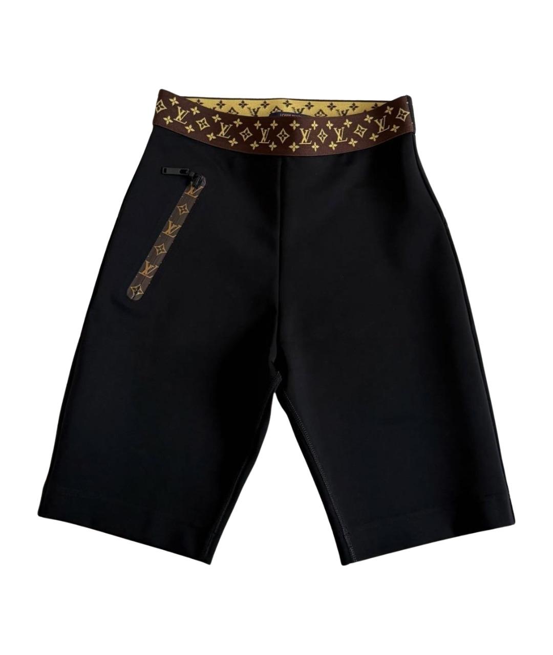 LOUIS VUITTON Черные синтетические спортивные брюки и шорты, фото 1