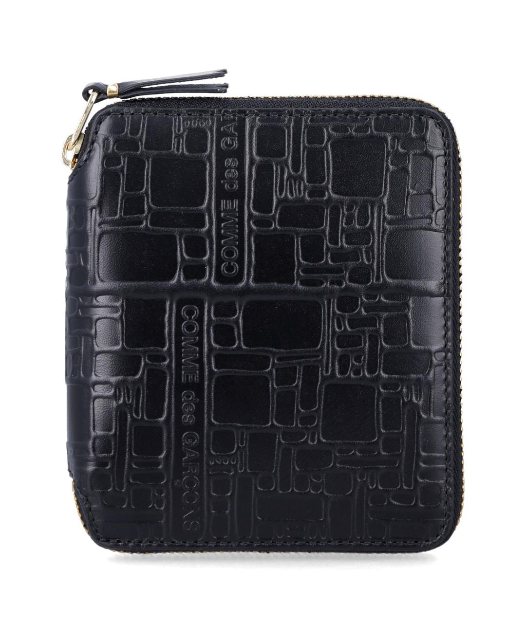 COMME DES GARÇONS WALLET Черный кожаный кошелек, фото 1