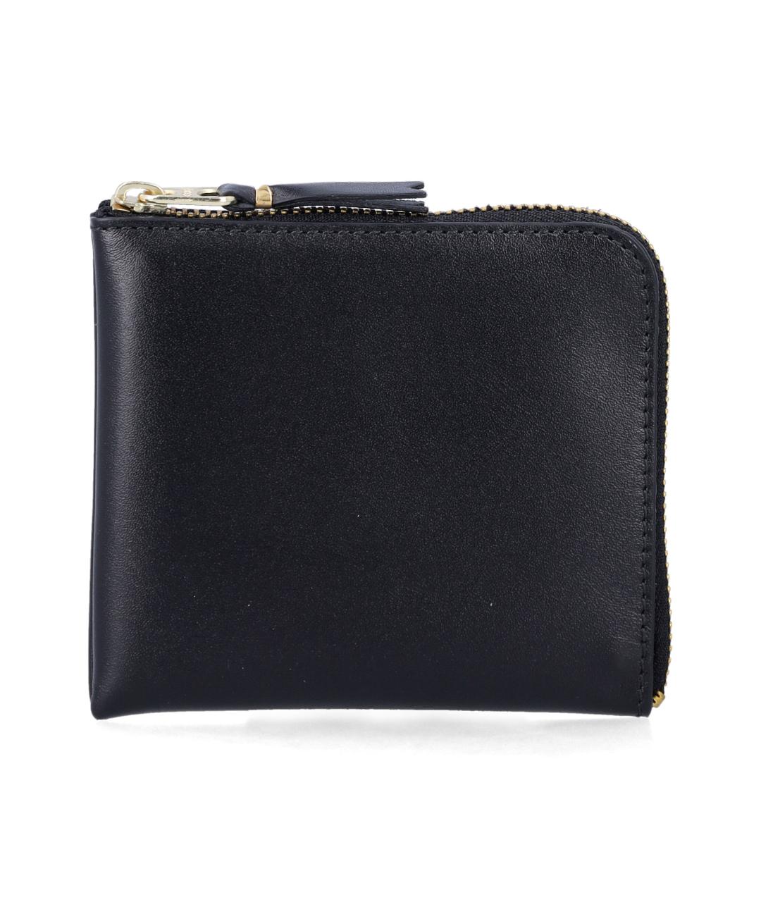 COMME DES GARÇONS WALLET Черный кожаный кошелек, фото 1