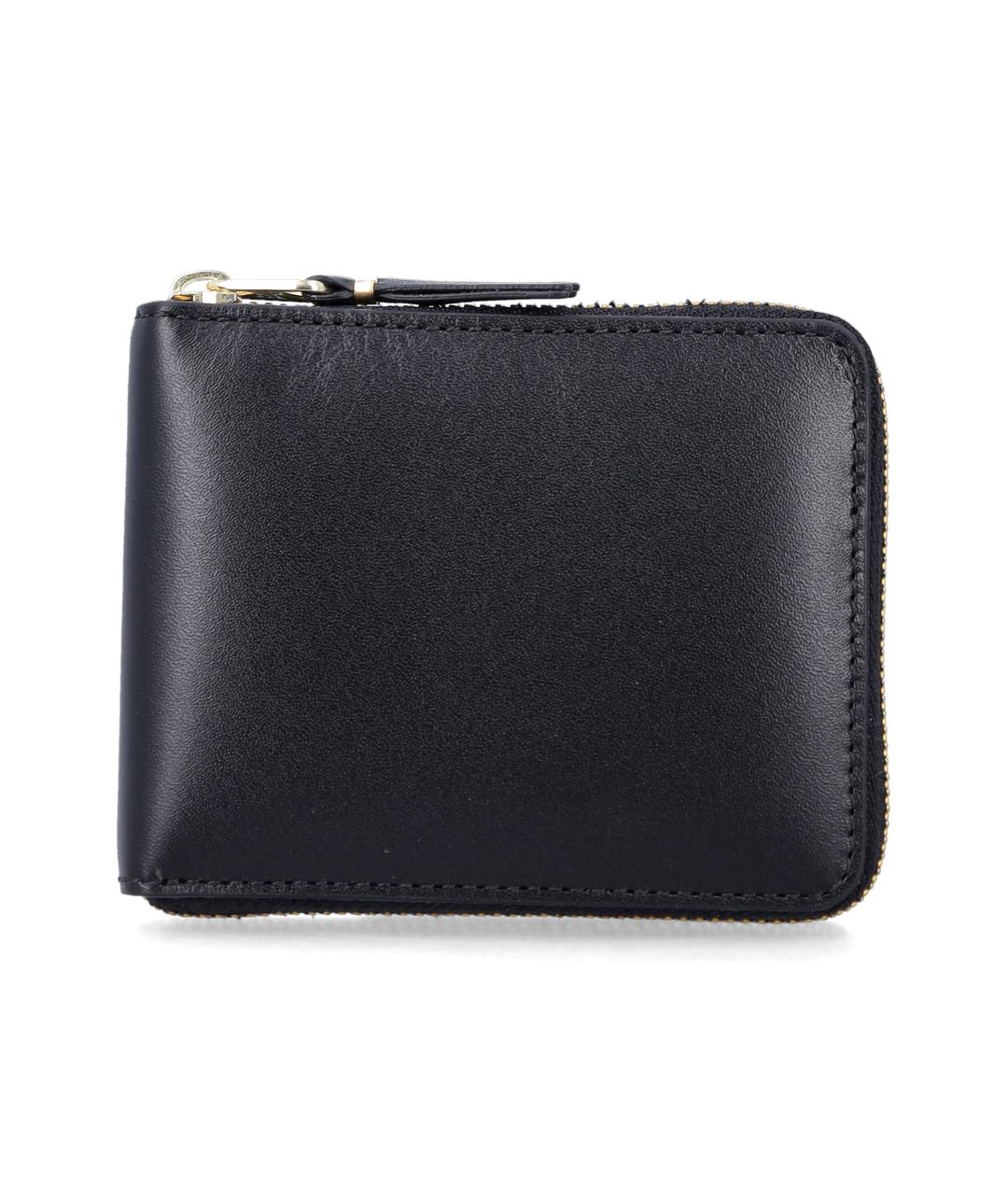 COMME DES GARÇONS WALLET Черный кожаный кошелек, фото 1