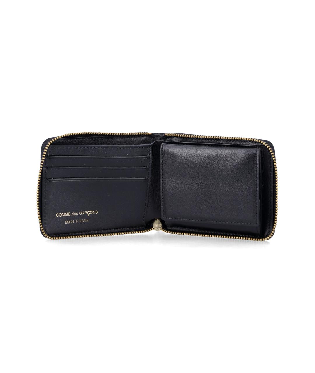 COMME DES GARÇONS WALLET Черный кожаный кошелек, фото 3
