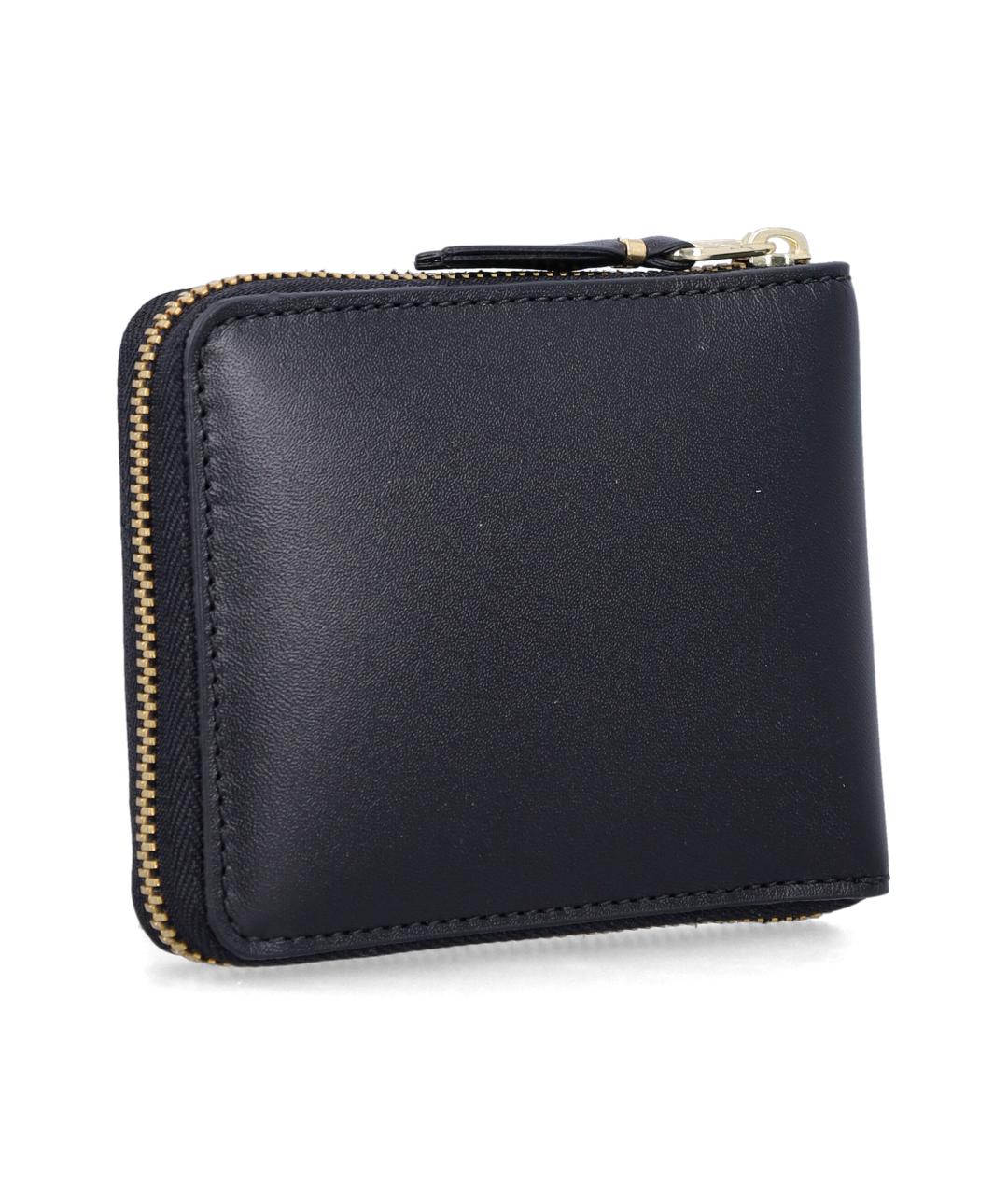 COMME DES GARÇONS WALLET Черный кожаный кошелек, фото 2