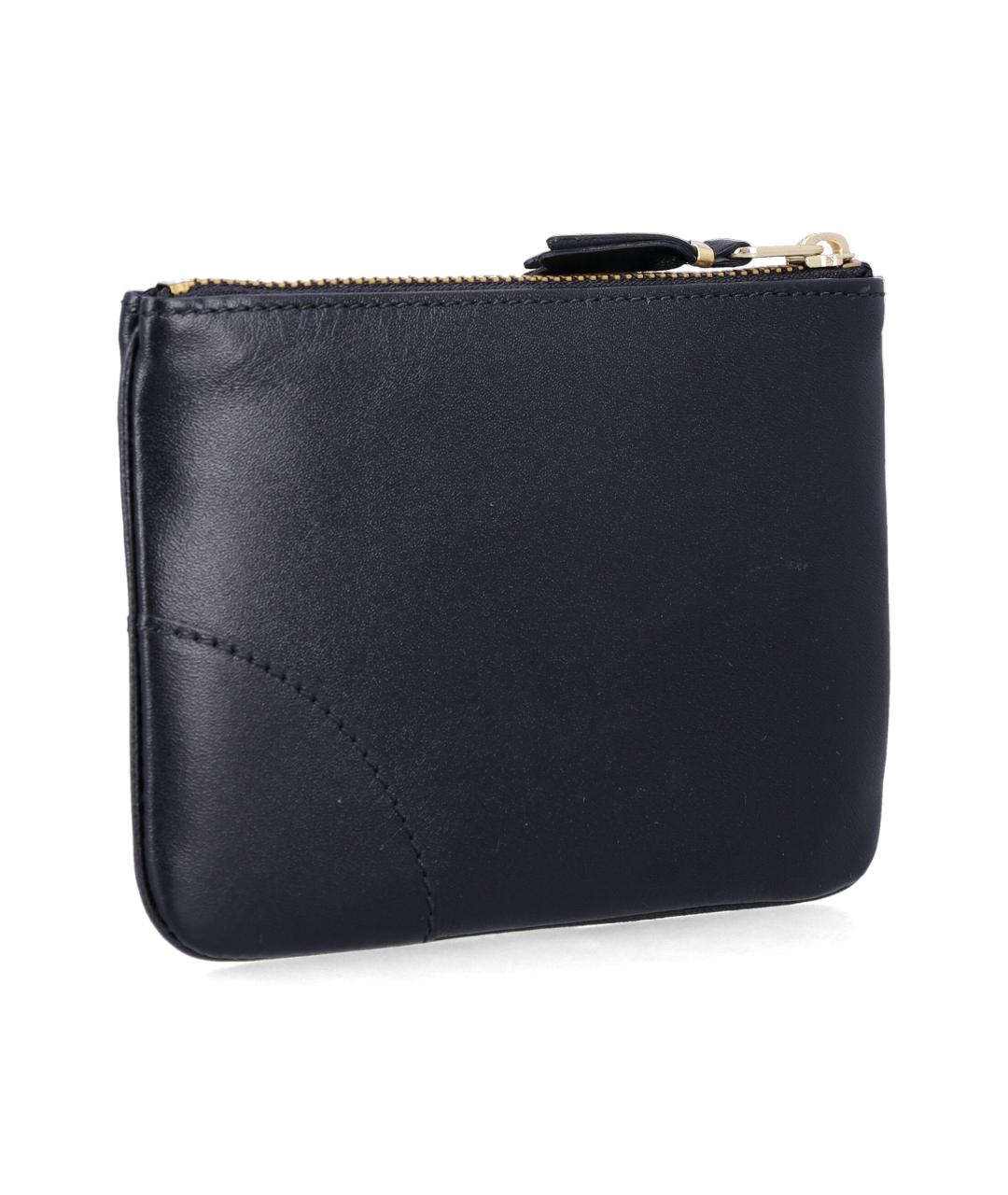 COMME DES GARÇONS WALLET Черный кожаный кошелек, фото 2