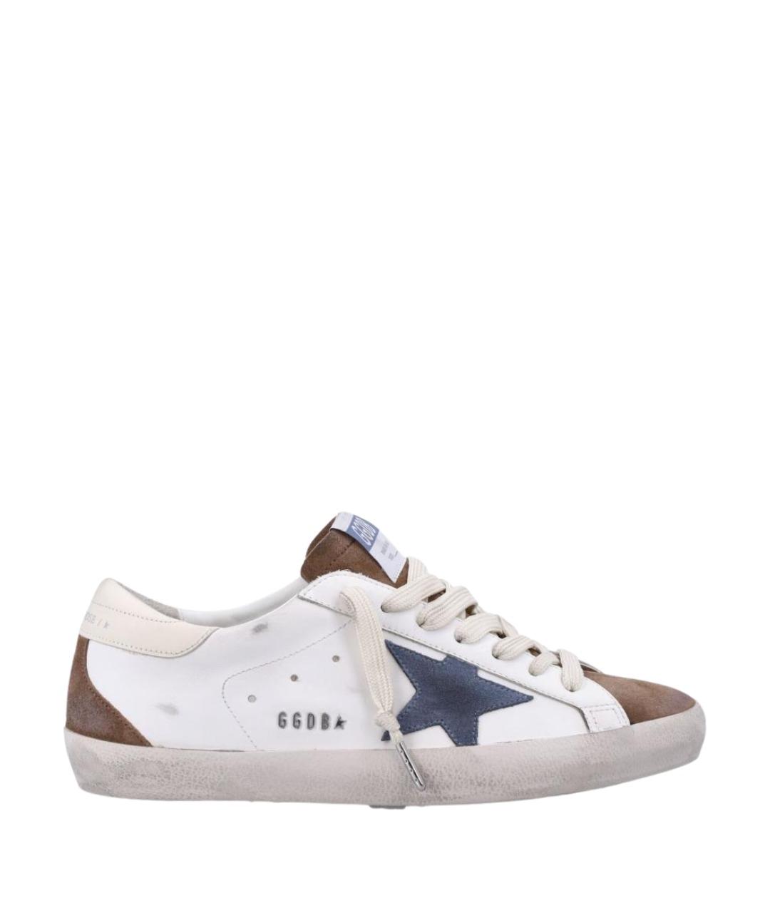GOLDEN GOOSE Мульти кожаные низкие кроссовки / кеды, фото 1