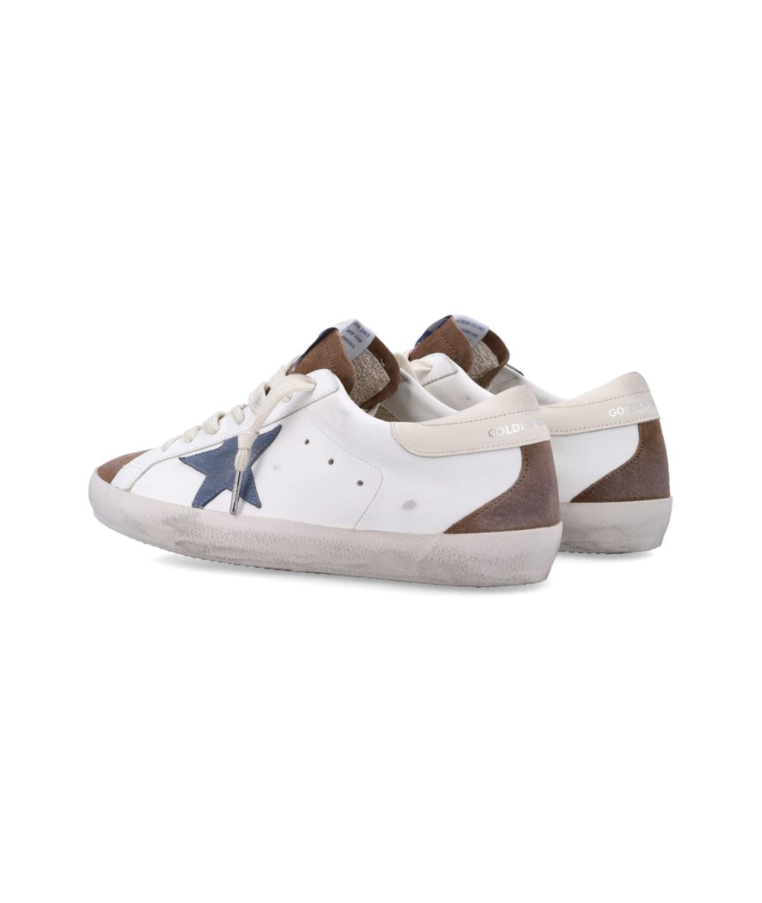 GOLDEN GOOSE Мульти кожаные низкие кроссовки / кеды, фото 4