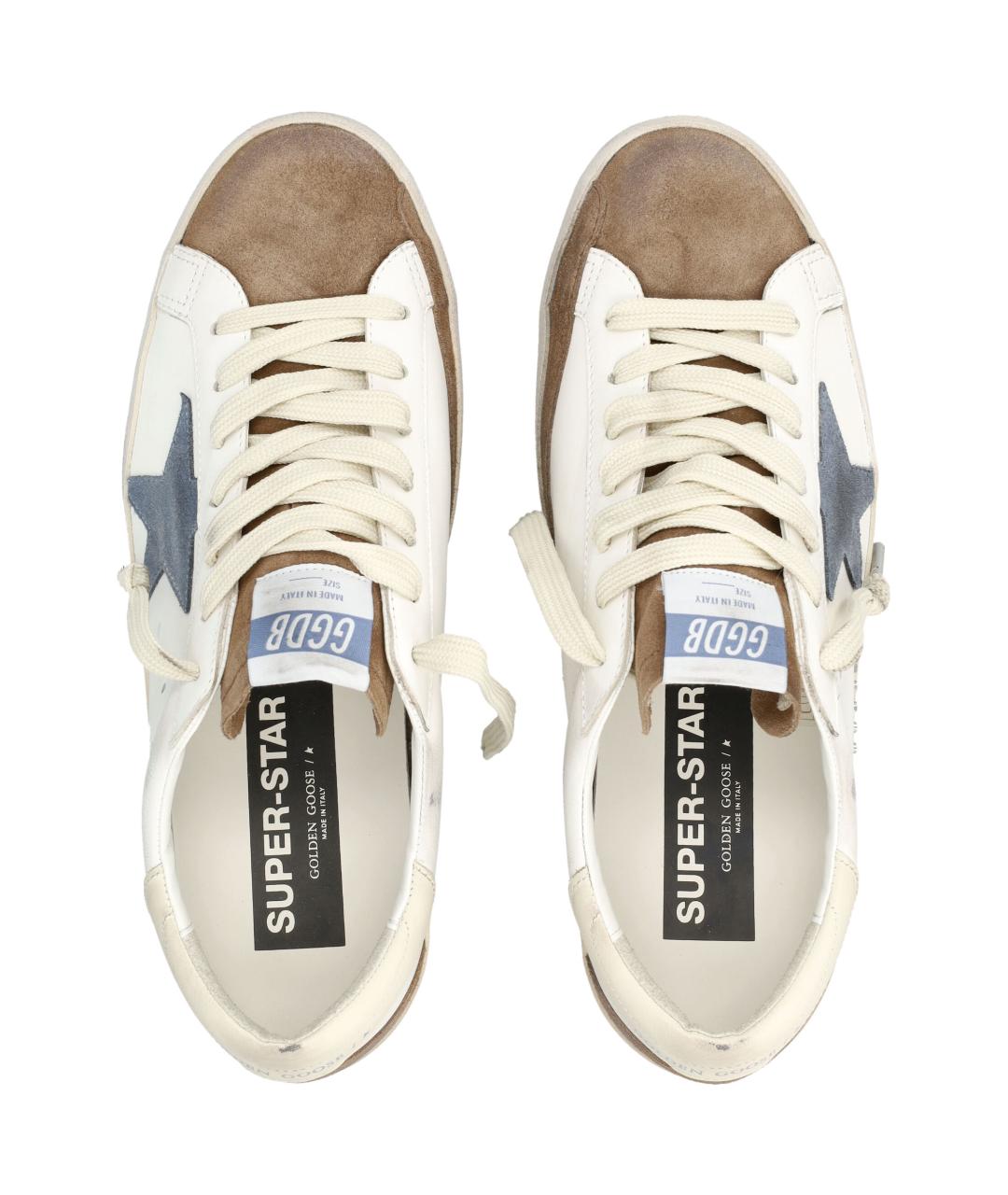 GOLDEN GOOSE Мульти кожаные низкие кроссовки / кеды, фото 2