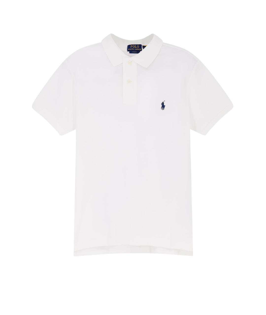 POLO RALPH LAUREN Белая хлопковая футболка, фото 1