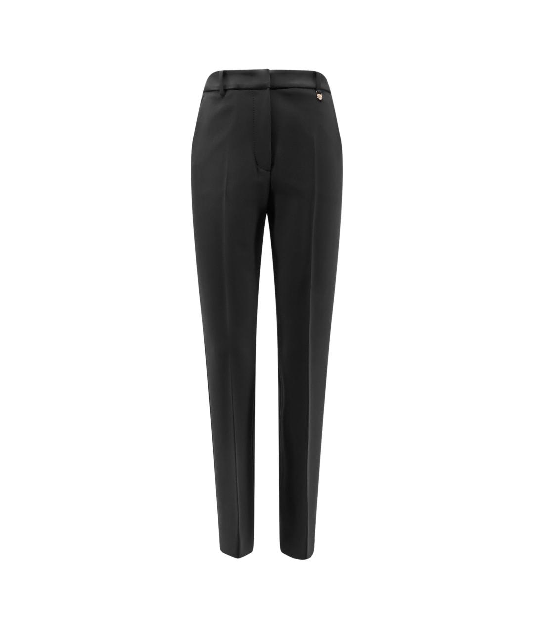 MAX MARA Черные шерстяные брюки узкие, фото 1