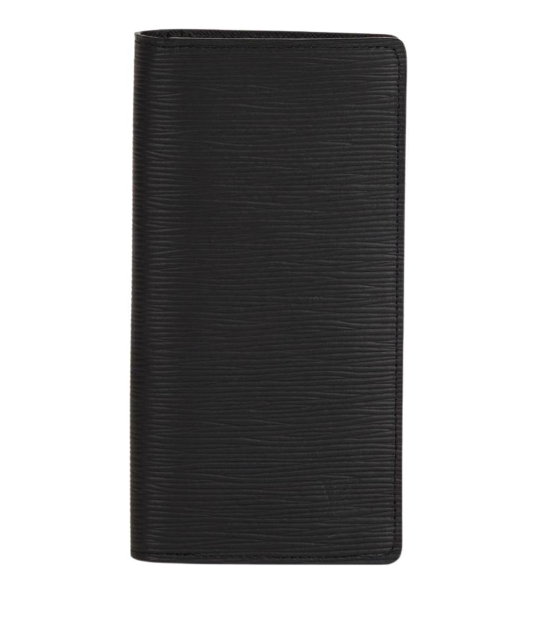 LOUIS VUITTON Черный кожаный кошелек, фото 1
