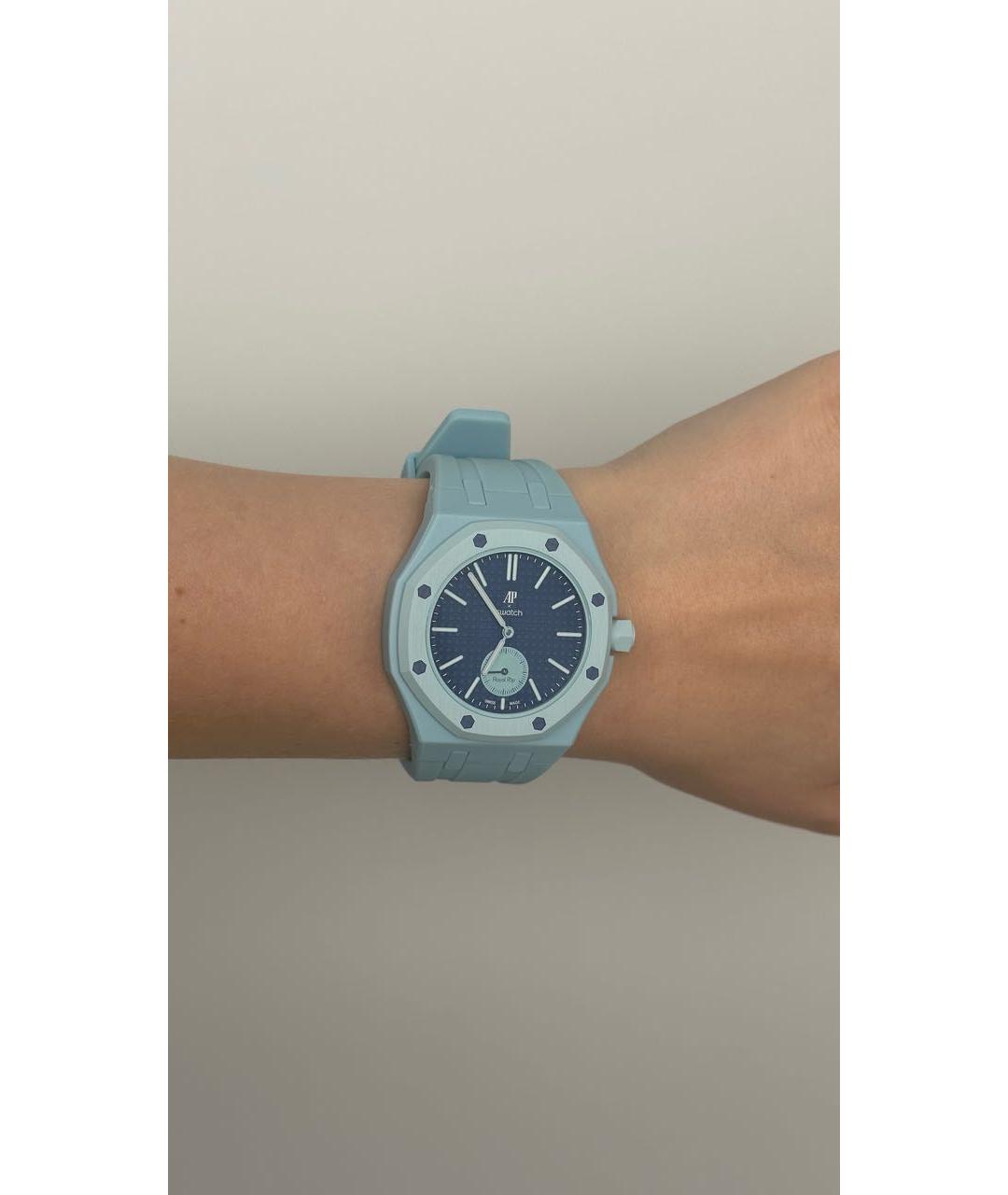Swatch Синие часы, фото 5