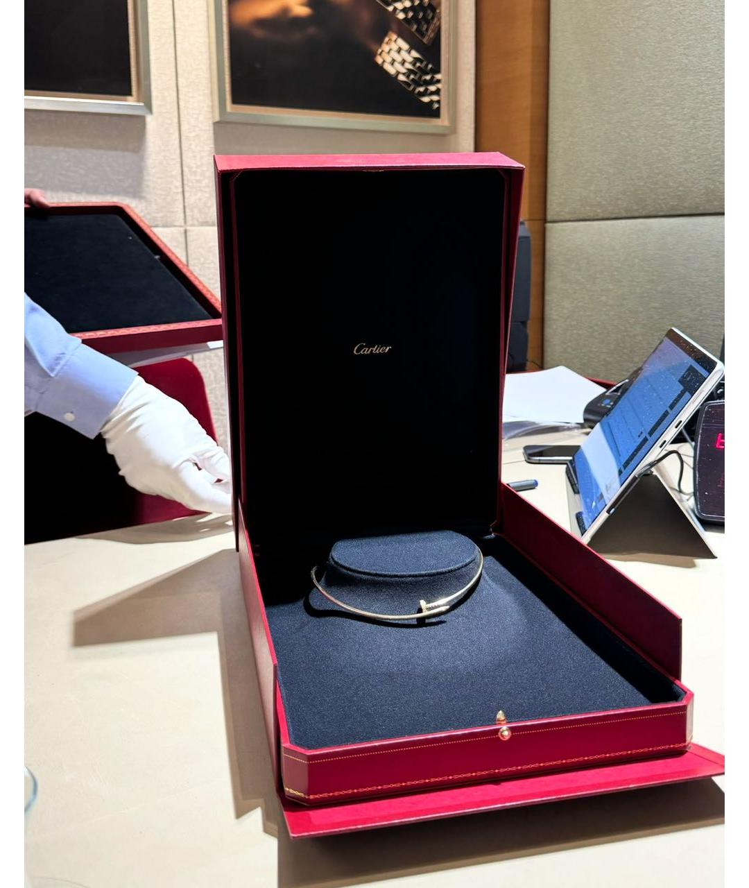 CARTIER Золотое колье из желтого золота, фото 8