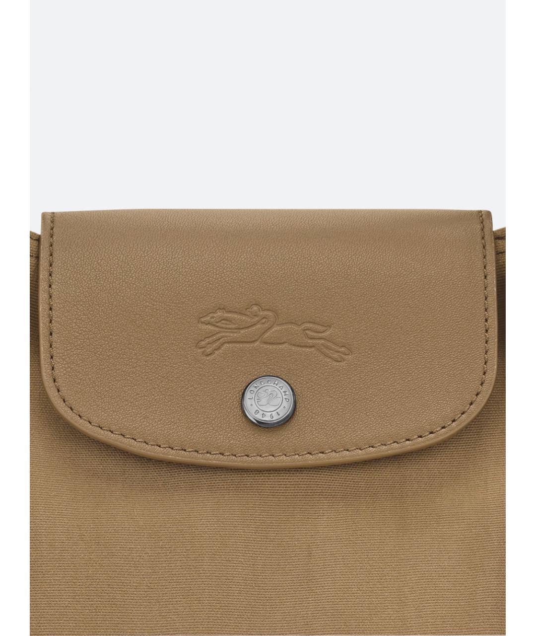 LONGCHAMP Бежевая тканевая сумка тоут, фото 5