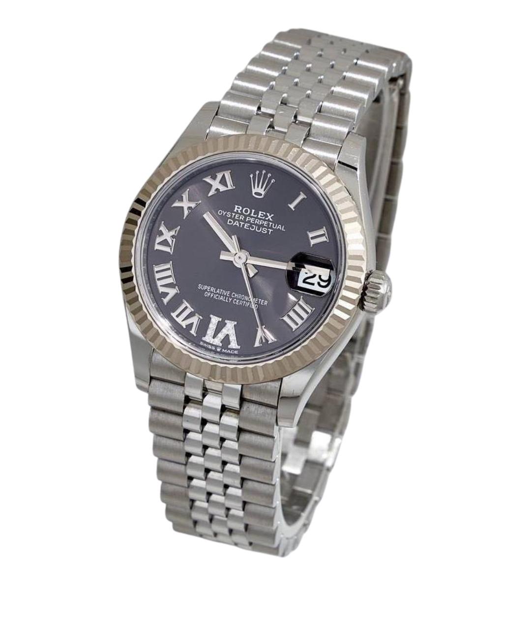 ROLEX Серебряные часы из белого золота, фото 1